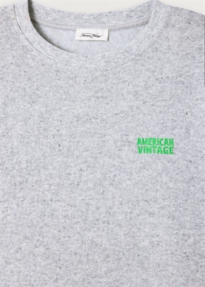 Evona sweat Melange Light Grey American Vintage 